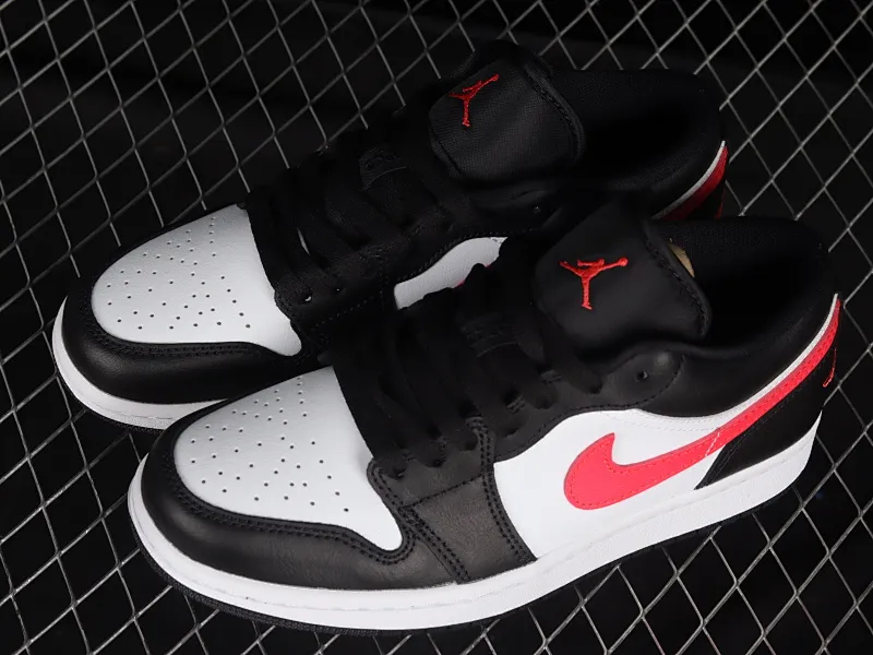 All categories Air Jordan Jordan series basketball shoes Air Jordan 1 Low G version pure original Air Jordan 1 Low "Siren Red" AJ1 Joe 1 black and white red low-top cultural basketball shoes DC0774-004